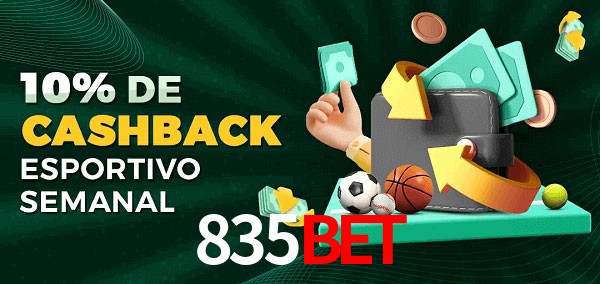 10% de bônus de cashback na 835Bet